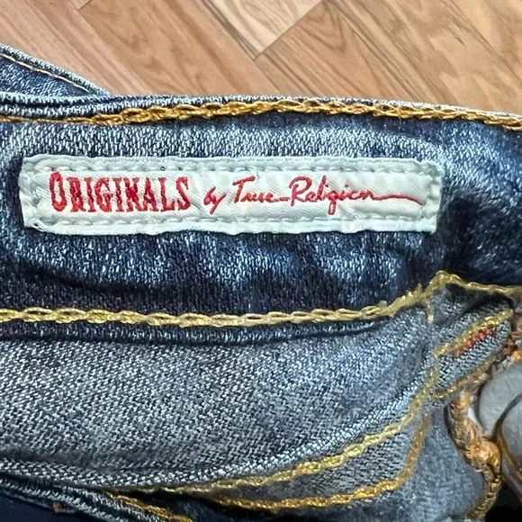 True Religion Women's Dark Blue Flare Jeans - Picture 7 of 8